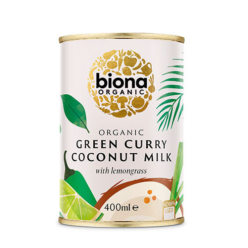 Organic Kokosmelk Grønn Karry med Sitrongress Øko