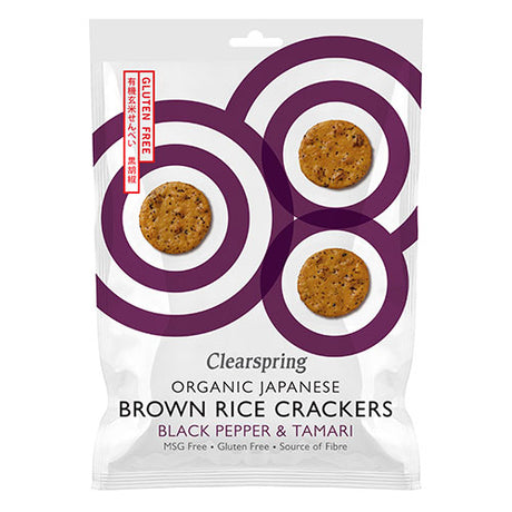 Rice Cracker Black Pepper & Tamari Øko Glutenfri
