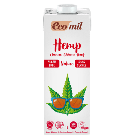 Ecomil Hampdrikk Økologisk | 1 liter fra Ecomil