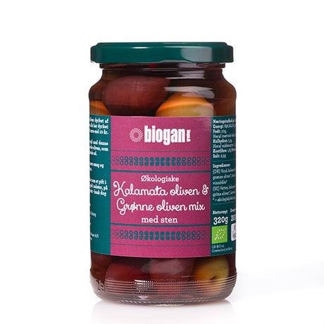 Kalamata Øko Oliven & Grønne Oliven M. Sten