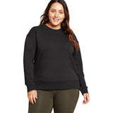 Boody Women´s Weekend Crew Pullover Sort | Str. Xl fra Boody