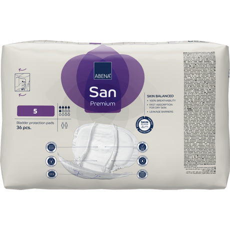 San 5, Kroppsformet Inkontinensbeskyttelse med teip, Premium