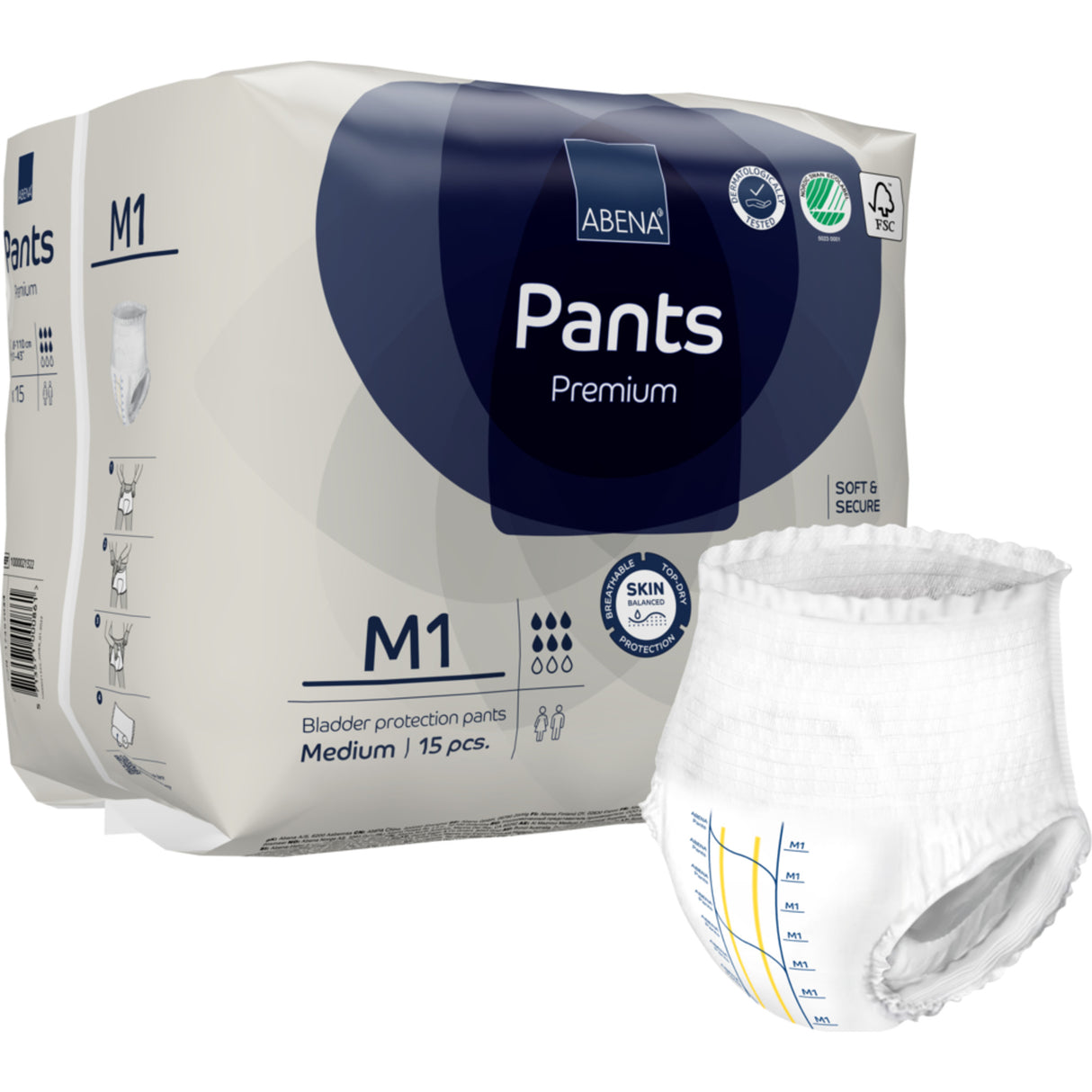 Pants Bukser M1 Inkontinens, Premium