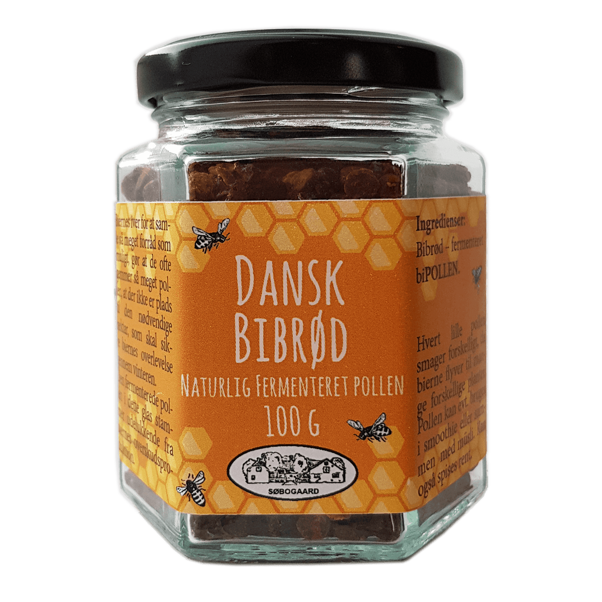 Søbogaard Bibrød Naturlig Fermentert Pollen | 100 g