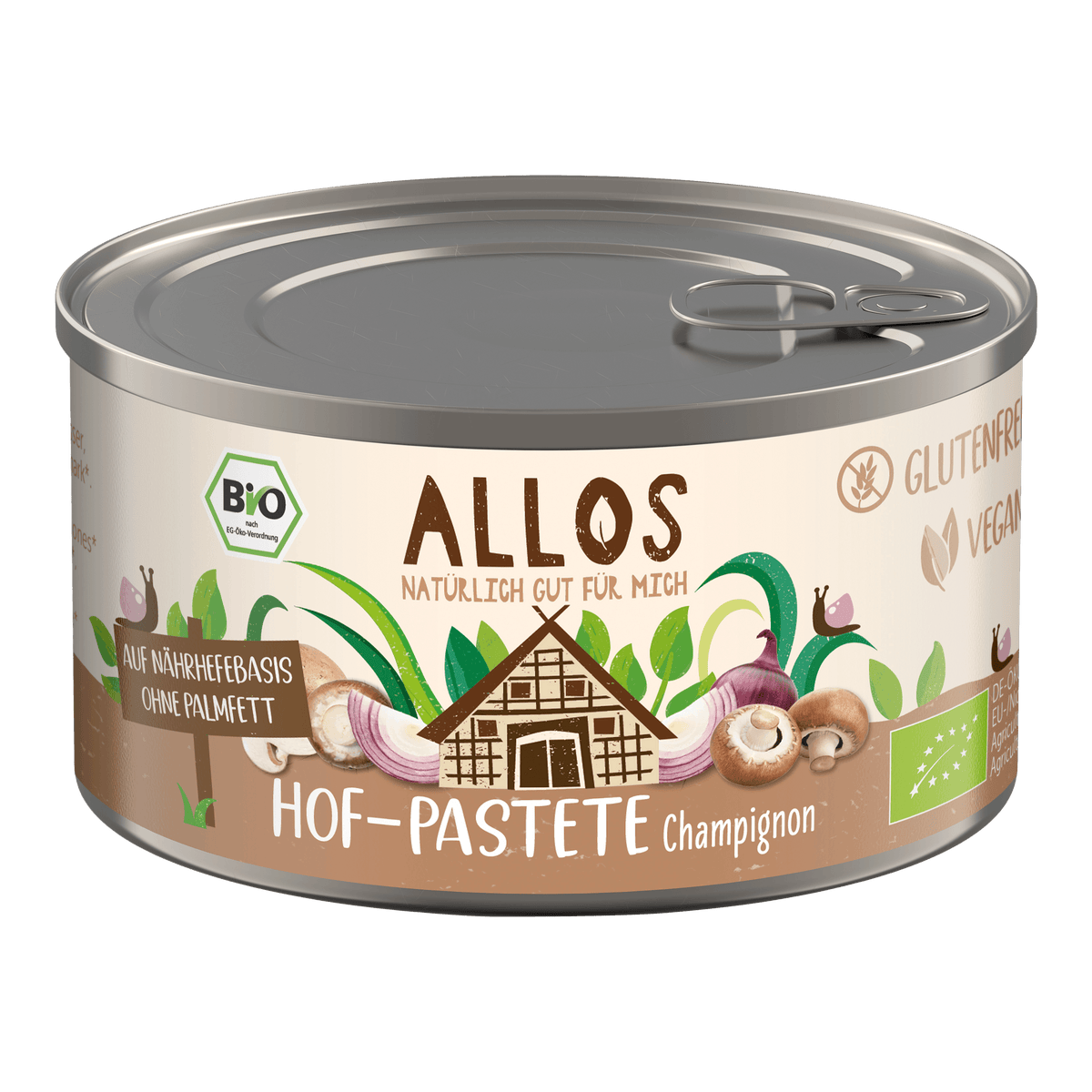 Allos Smørepålegg Sjampinjong Økologisk - Glutenfri | 125 g