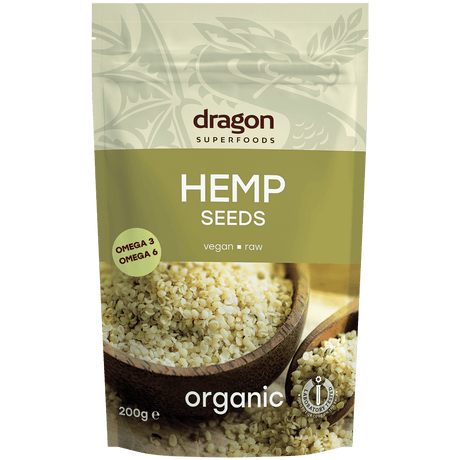 Dragon Superfoods Hampfrø Avskallet Økologisk | 200 g