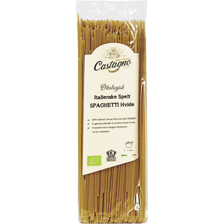 Castagno Spelt Spaghetti hvit Økologisk | 500 g