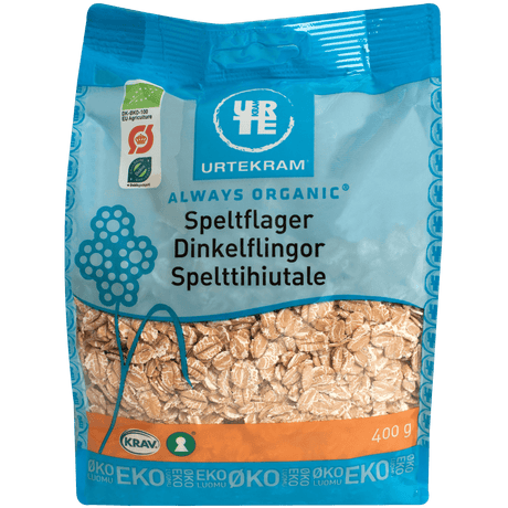 Urtekram Speltflak Økologisk | 400 g fra Urtekram