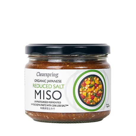 Miso Brown Rice Øko, Redusert Salt, Upasteurisert