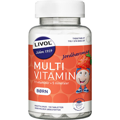Multivitamin Barn Jordbær