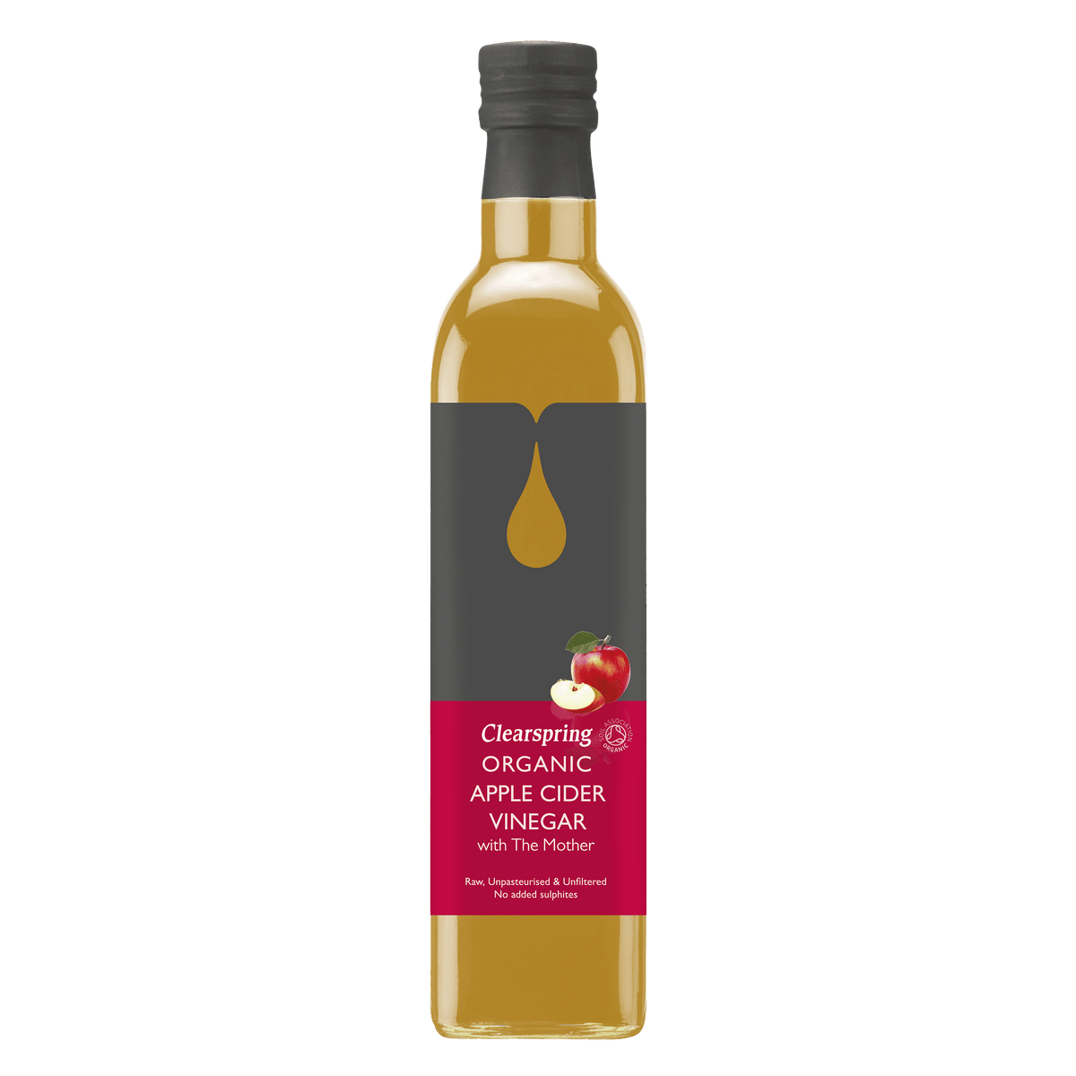Clearspring Eplesidereddik Økologisk Med Eddikmor | 500 ml fra Clearspring
