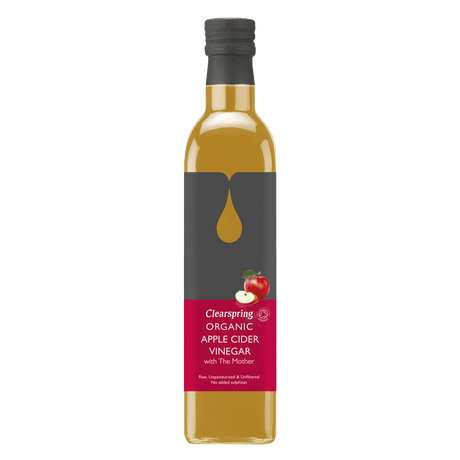 Clearspring Eplesidereddik Økologisk Med Eddikmor | 500 ml fra Clearspring