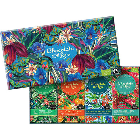 Chocolate and Love Blue Oasis gaveeske Ø | 320 gr