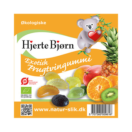Fruktgele figurer eksotisk Ø
