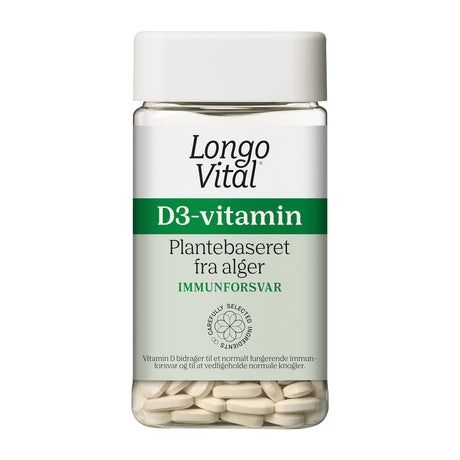 Longo D3-vitamin | 180 tabletter fra Longo