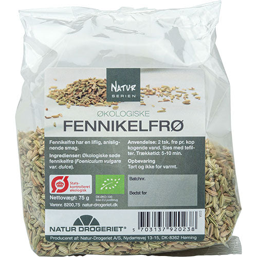 Hele Fennikelfrø Øko fra Natur-Drogeriet