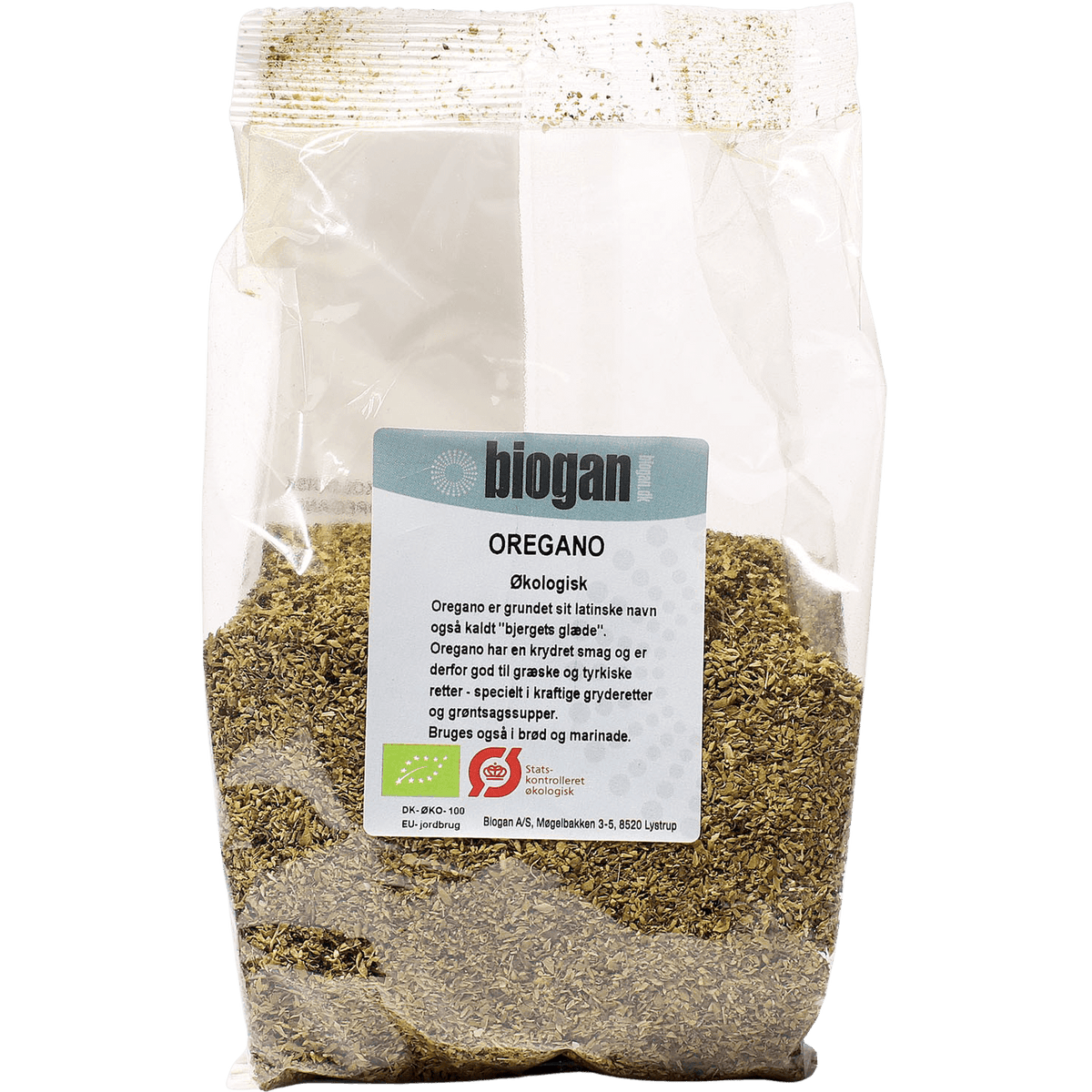 Biogan Oregano Økologisk | 100 g fra Biogan