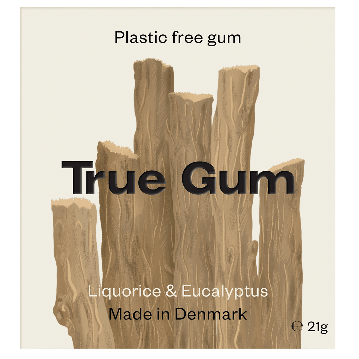 True Gum Tyggegummi | Lakris & Eucalyptus