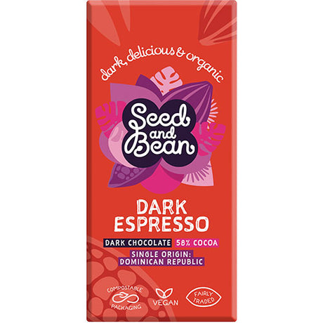 Mørk Sjokolade 58% Kaffe Espresso Øko