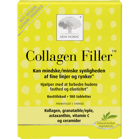 New Nordic Skin Care Collagen Filler | 180 tabletter