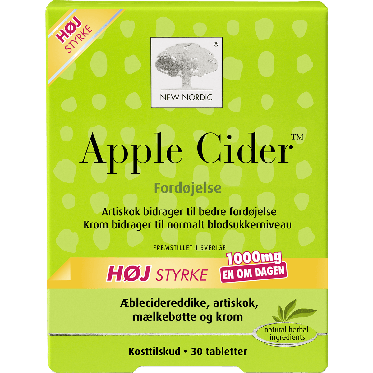 New Nordic Eplecider | 30 tabletter