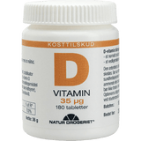 Natur-Drogeriet D3-vitamin 35 Ug | 180 tabletter fra Natur-Drogeriet