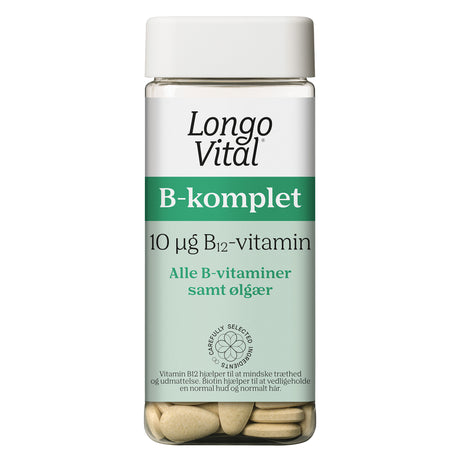 Longo B-komplett | 180 tabletter fra Longo