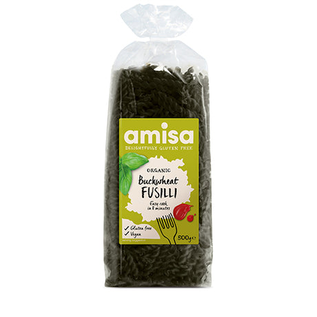 Amisa Glutenfri Bokhvete Fusilli Pasta Øko