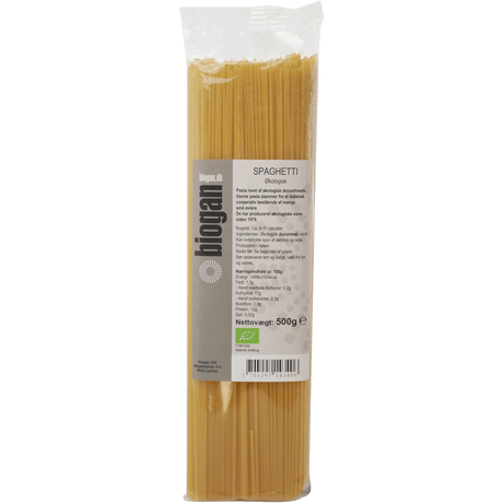 Biogan Spaghetti Økologisk | 500 g fra Biogan
