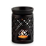 Duftlampe Sort Hullmønster