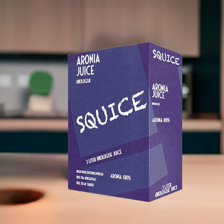 Rå 100% Aronia (Svartsurbær) Juice Bag in Box Øko