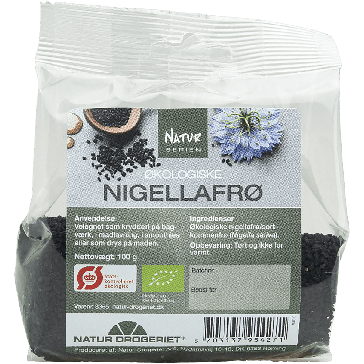 Natur-Drogeriet Nigellafrø / Svartfrø Økologisk | 100 g fra Natur-Drogeriet