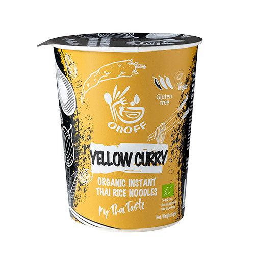 Instant nudelsuppe Gul Karry Øko