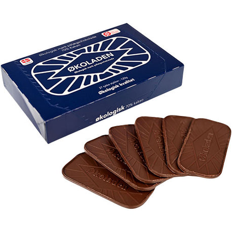 Påleggssjokolade Mørk 70% Øko