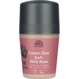 Urtekram Creme Deo Roll On Soft Wild Rose | 50 ml fra Urtekram