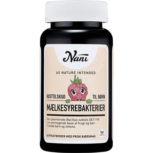 Nani Melkesyrebakterier - barn Nani | 60 Vingummi fra Nani