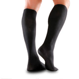 Bomull Knestrømpe - Sort M