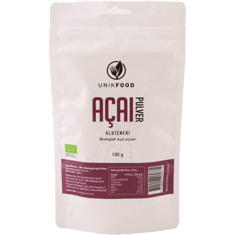 Unikfood UnikFood Acai pulver Økologisk | 100 g fra Unikfood