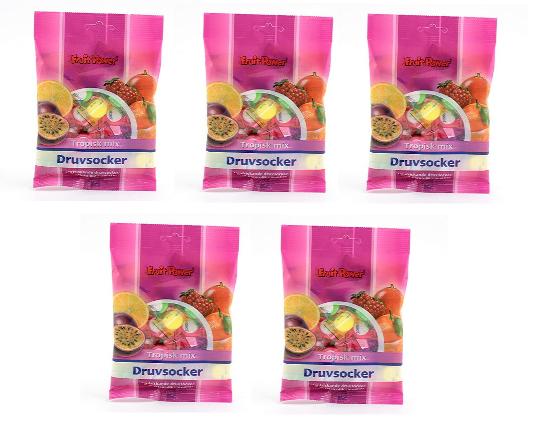 Druesukker Tabletter - Tropical Mix