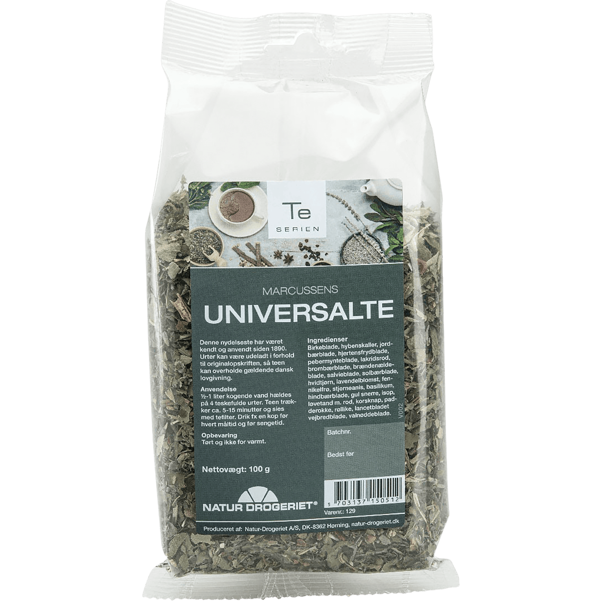 Natur-Drogeriet Marcussens universal te | 100 g