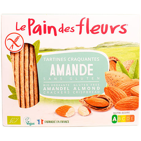 Le pain des fleurs Mandelknekkebrød Økologisk | 150 g fra Le pain des fleurs