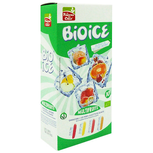 Ice Pops Multifruit (10 stk) Øko mango, fersken, appelsin, epple