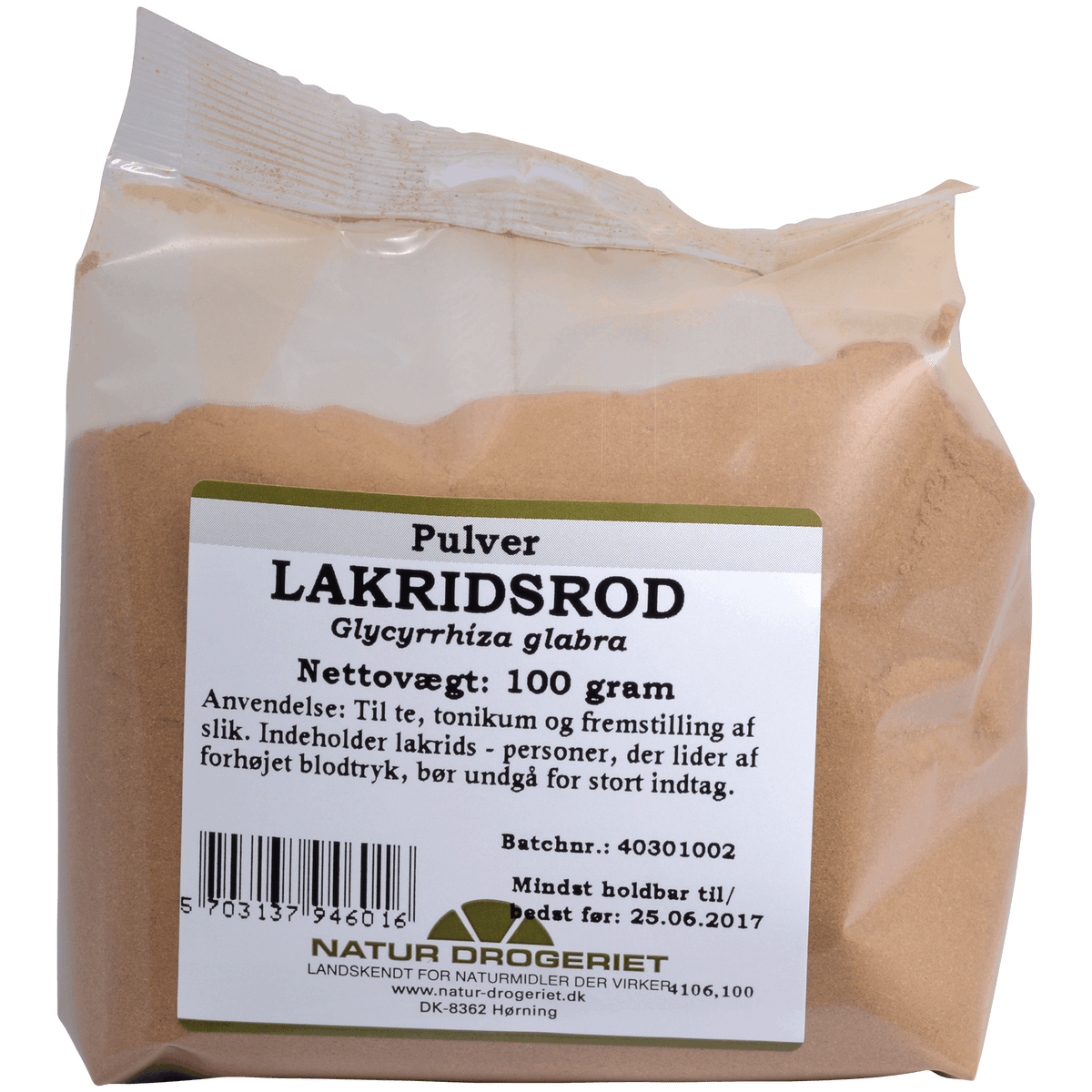 Natur-Drogeriet Lakrispulver | 100 g fra Natur-Drogeriet