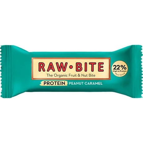 RawBite Proteinbar Økologisk | Peanut Caramel fra RawBite