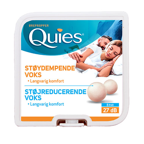 Ørepropper Naturlig Voks 8 Par I En Boks