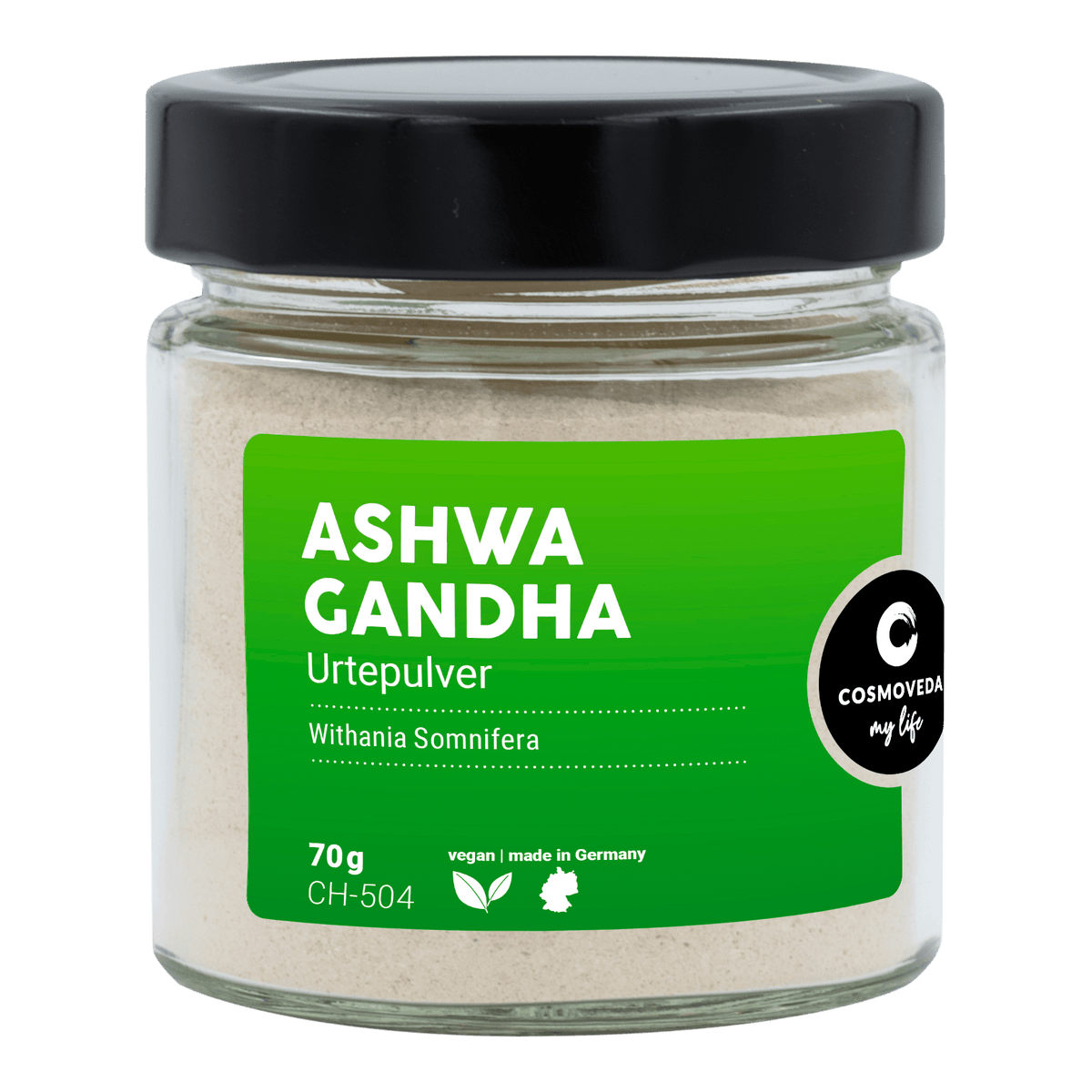 Cosmoveda Ashwagandha Pulver Økologisk | 70 g