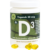 Grønne dfi vitaminer Vegansk D3, 50 Mcg | 90 Kapsler