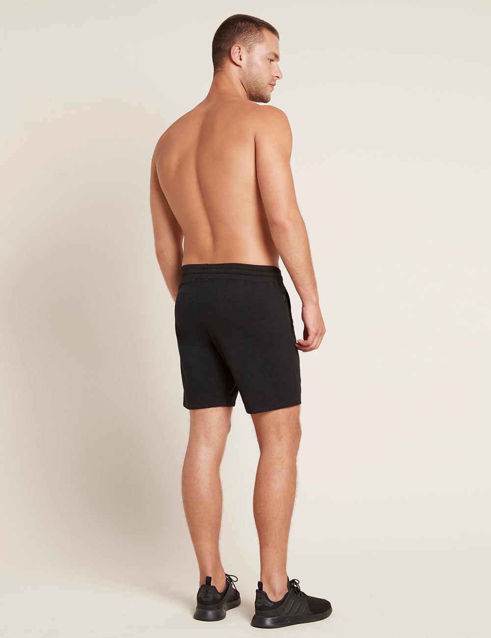 Bambus Menn Sweat Shorts Svart