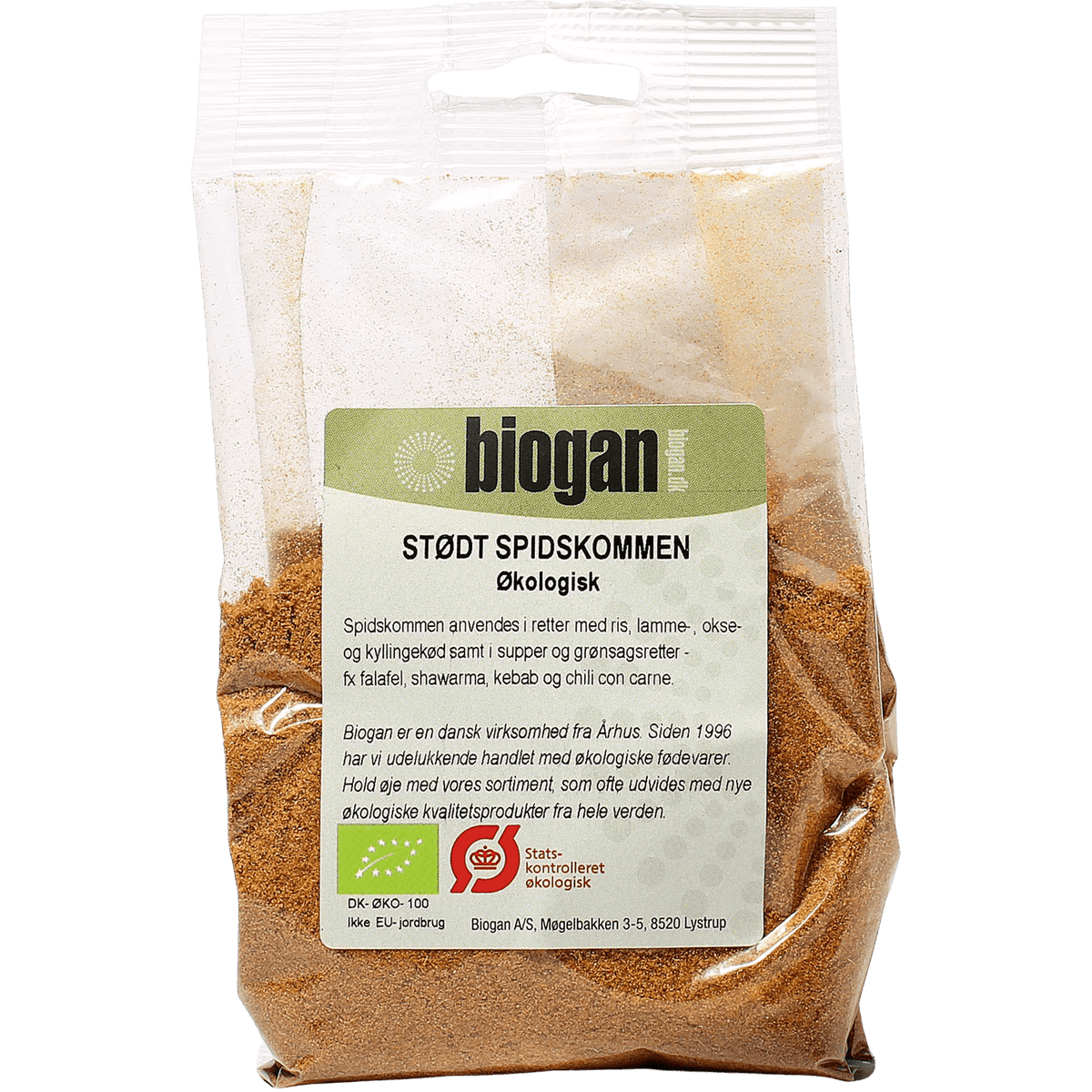 Biogan Malt Spisskummen Økologisk | 100 g fra Biogan