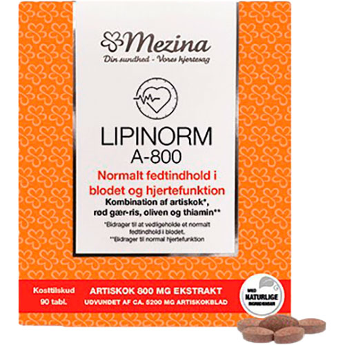 Mezina Lipinorm A-800 | 90 tabletter fra Mezina